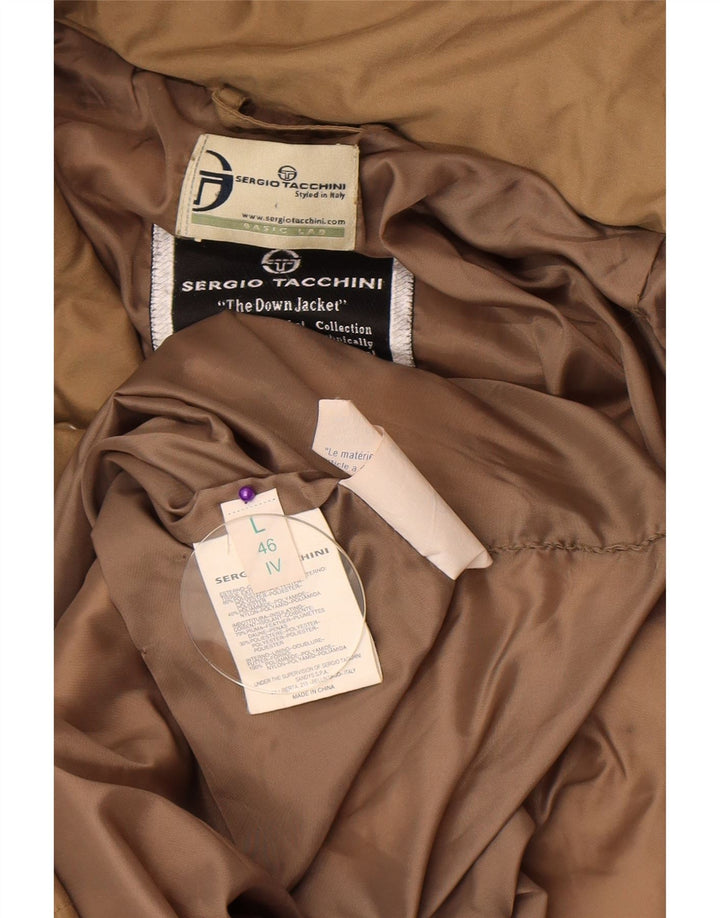 Sergio Tacchini Γυναικείο παλτό με κουκούλα IT 46 Large Beige Polyester