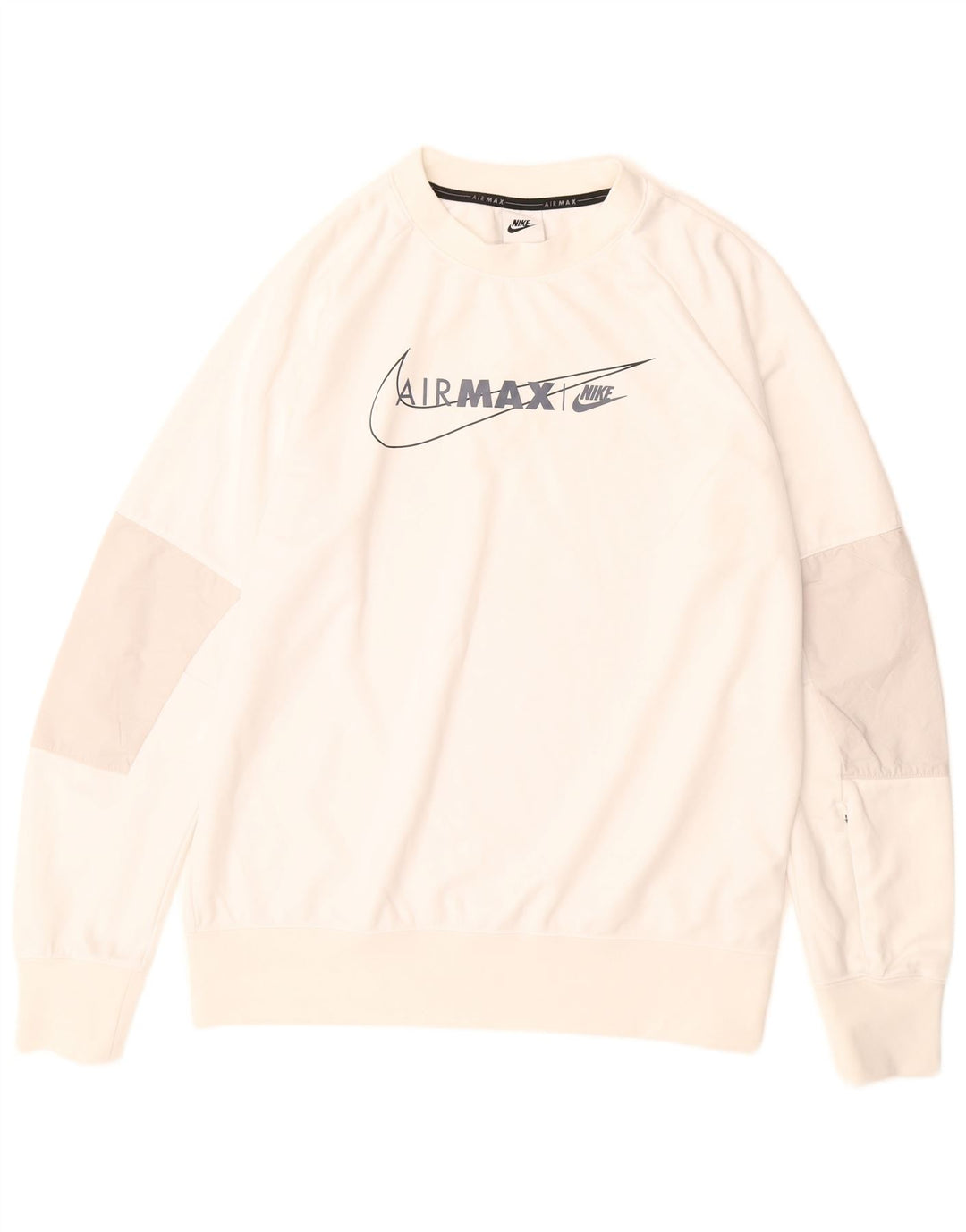 Ανδρικό φούτερ NIKE Air Max Graphic Jumper Μεσαίο λευκό πολυεστέρα