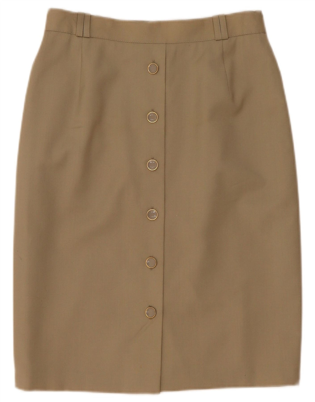 Bianca Γυναικεία ίσια φούστα EU 40 Medium W28 Beige New Wool