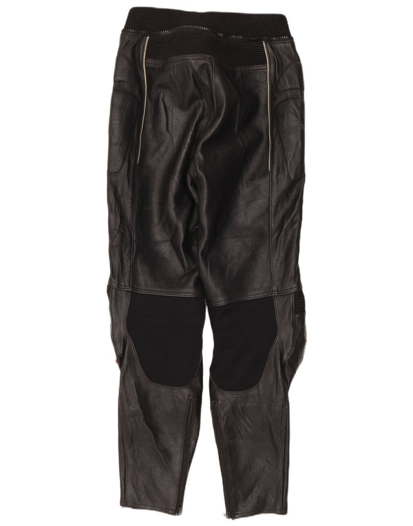 Hein Gericke Womens Leather Moto Racer Trousers EU 36 Small W26 L28 Black