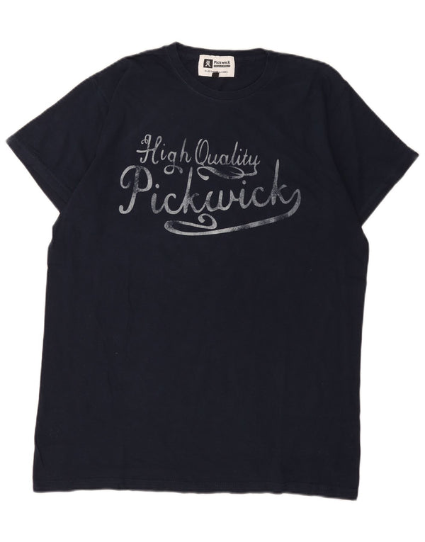 Ανδρικό γραφικό T-shirt Pickwick Top Large Navy Blue