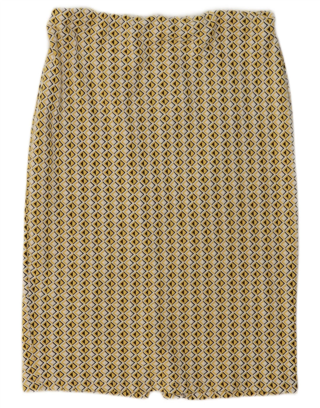 Zara Γυναικεία Pencil Φούστα Μεγάλη W30 Κίτρινη Γεωμετρική