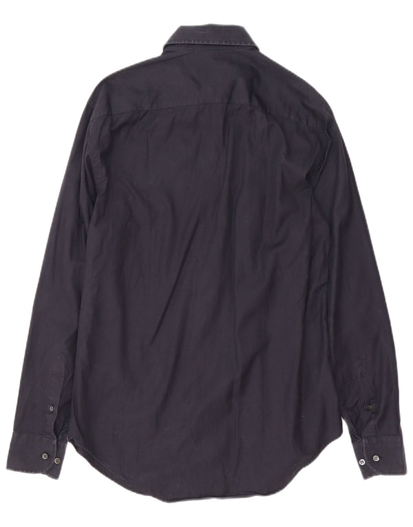 Ανδρικό πουκάμισο Armani Collezioni Νούμερο 39 15 1/2 Medium Navy Blue Cotton