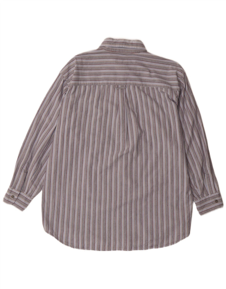 Ανδρικό πουκάμισο Carrera XL Μπλε ριγέ βαμβακερό