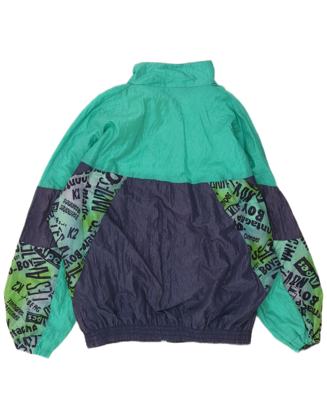 Vintage ανδρική φόρμα oversized Top Jacket XL Navy Blue Colourblock