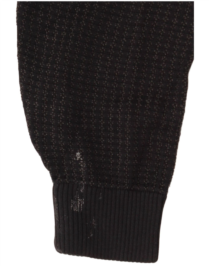 Marks & Spencer Ανδρικό πουλόβερ με λαιμόκοψη με λαιμόκοψη με μεσαίο μπλε ακρυλικό