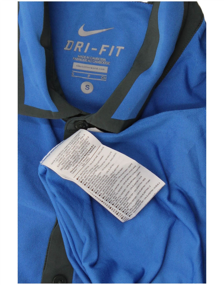 Ανδρικό μπλουζάκι NIKE Dri Fit Polo Small Blue Polyester