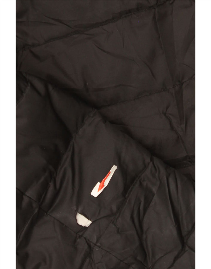 Zara Γυναικείο μπουφάν με κουκούλα UK 10 Small Black Polyester