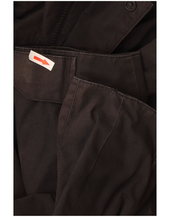 Jack Wolfskin Ανδρικό μπουφάν με κουκούλα αντιανεμικό UK 40/42 μεγάλο μαύρο πολυεστέρα