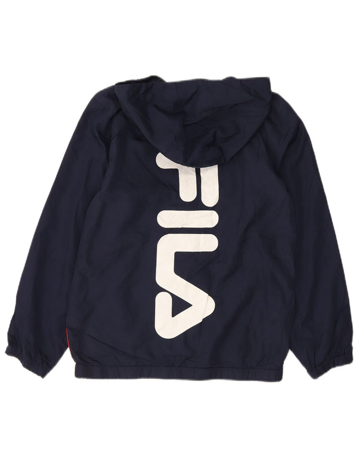 Fila Boys Graphic αθλητική φόρμα Top μπουφάν 11-12 ετών Navy Blue Colorblock