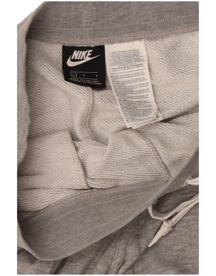 Ανδρικό γραφικό αθλητικό σορτς Nike, μεγάλο γκρι βαμβακερό