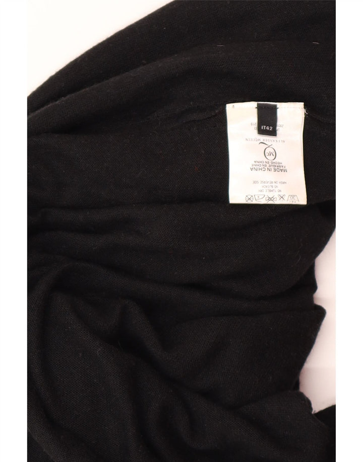 ALEXANDER MCQUEEN Γυναικείο φόρεμα Jumper IT 42 Μεσαίο Μαύρο Σχεδιαστής Βισκόζης