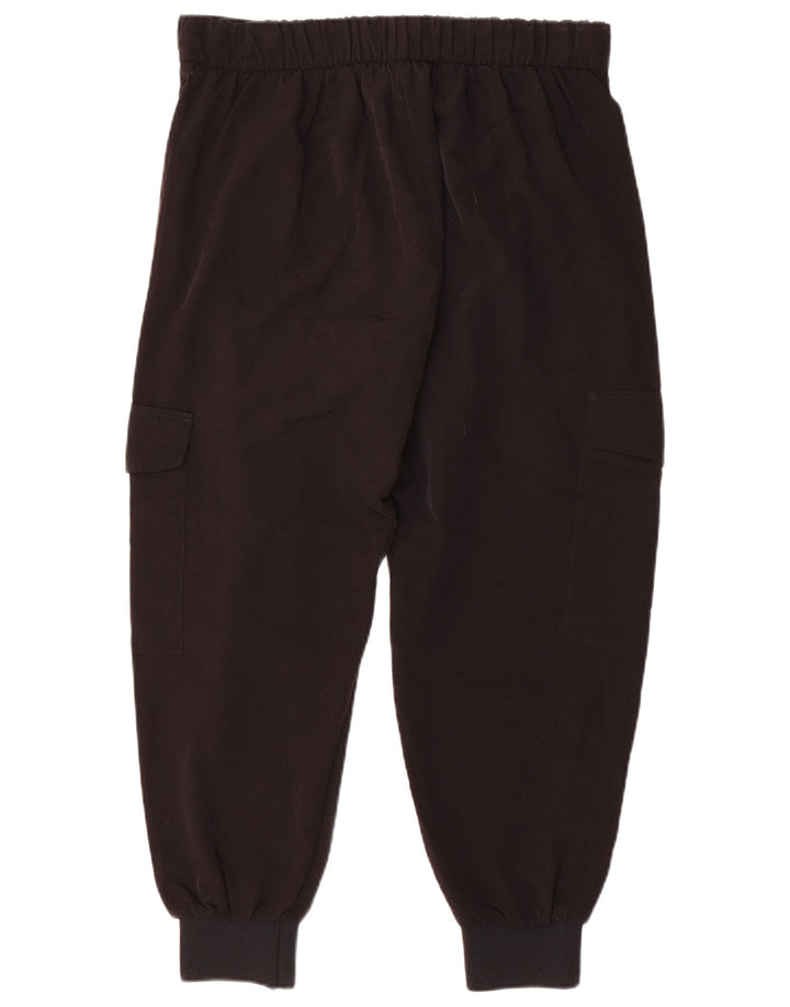 ZARA Γυναικείο Joggers Παντελόνι Cargo Large W3 Μαύρο Πολυεστέρα