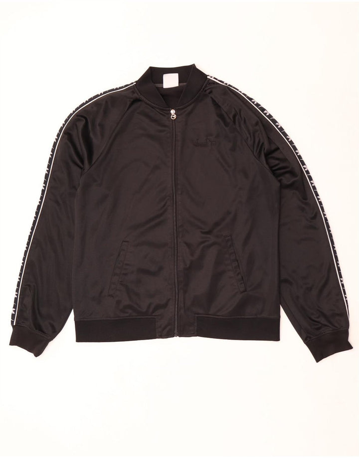 Ανδρική φόρμα γραφικών Diadora Top Jacket XL Μαύρο Πολυεστέρας