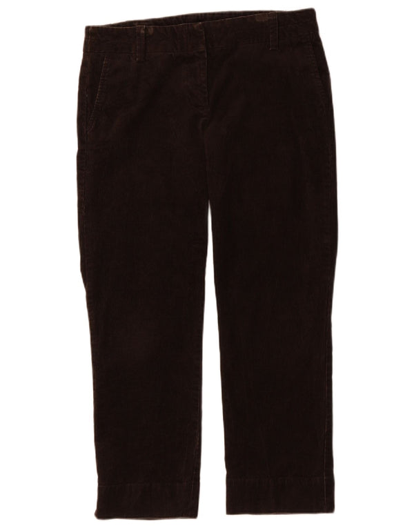 J. Crew Womens City Fit Crop Corduroy Παντελόνι US 6 Medium W32 L26 Brown