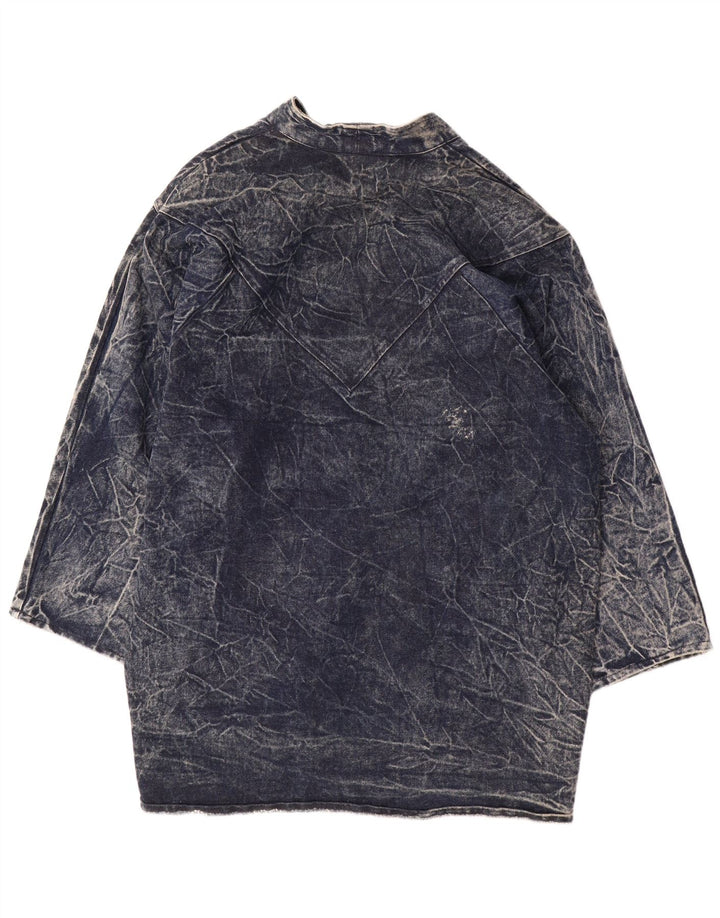 CHRISTIE OF CALIFORNIA Γυναικείο τζιν μεγάλο παλτό US 14 XL Navy Blue