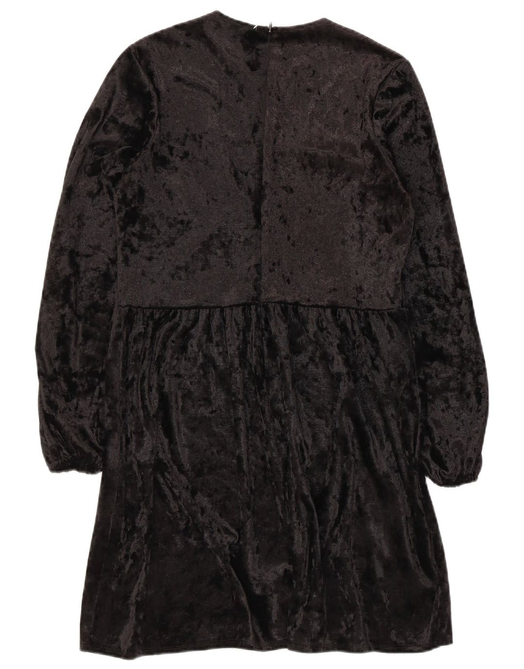 Asos Γυναικείο μακρυμάνικο φόρεμα A-Line UK 8 Small Black Polyester