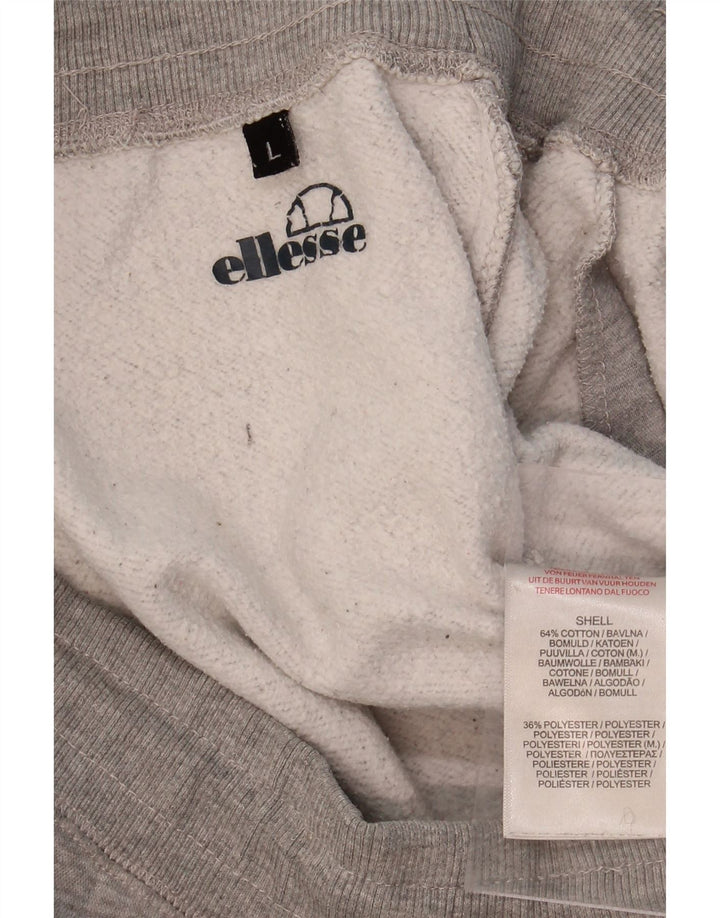 ELLESSE Mens Tracksuit Trousers Joggers Large  Grey Cotton Vintage Ellesse and Second-Hand Ellesse from Messina Hembry 