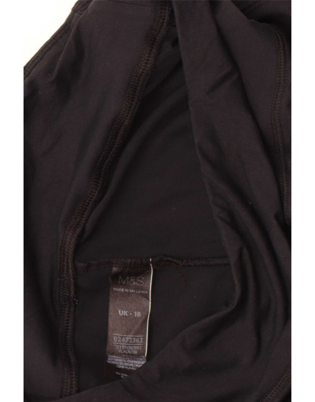 Marks & Spencer Γυναικεία κολάν Capri UK 16 Large Black Polyamide