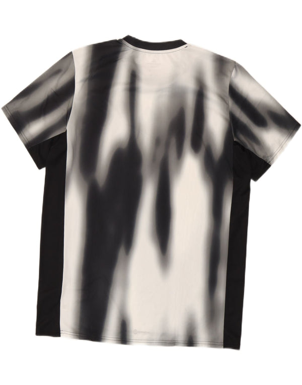 Ανδρικό T-Shirt Adidas Top Large Black Tie Dye Polyester