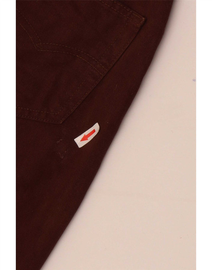 Levi's Womens 501 Straight Jeans W29 L32 Καφέ Βαμβακερό