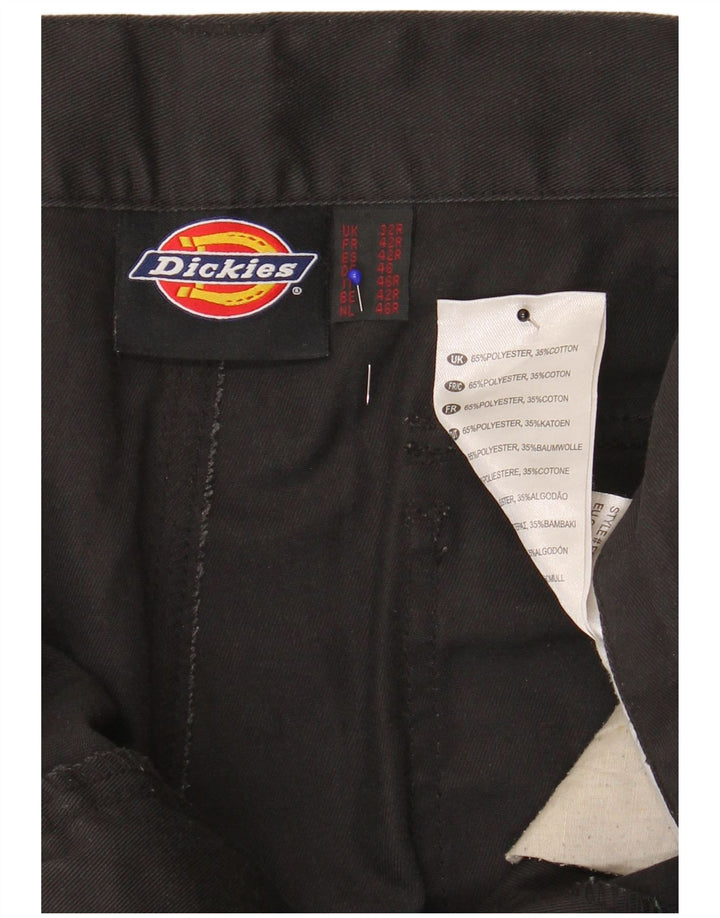 Ανδρικό ίσιο παντελόνι Cargo Dickies W32 L31 Μαύρο πολυεστέρα
