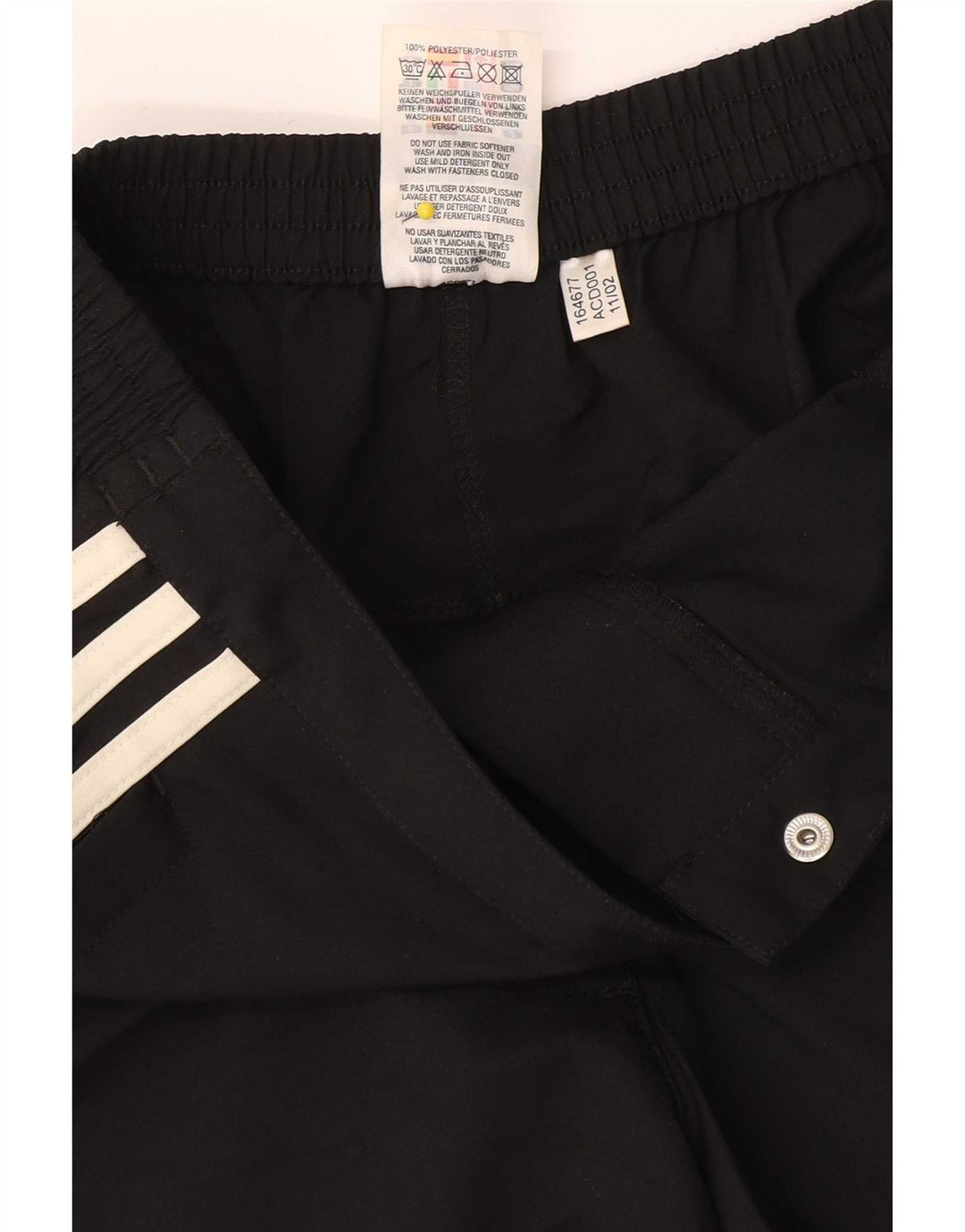 Adidas Γυναικείο Climalite Casual σορτς UK 12 Medium W28 μαύρο πολυεστέρα