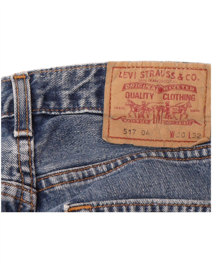 LEVI'S Ανδρικό τζιν 517 ίσιο W30 L32 Μπλε βαμβακερό