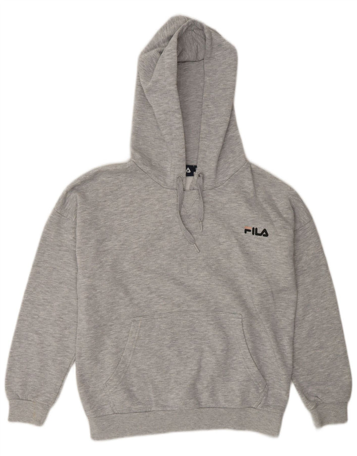 Fila Γυναικείο Hoodie Jumper UK 10 Small Grey Polyester
