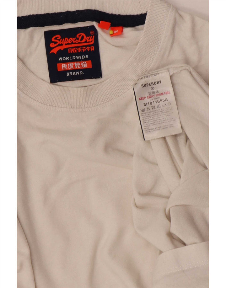 Ανδρικό T-Shirt Superdry Top Μεσαίο λευκό βαμβακερό