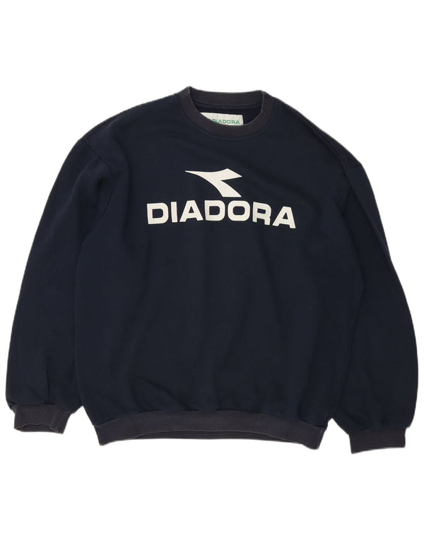 Ανδρικό φούτερ Diadora Graphic Loose Fit Jumper Medium Navy Blue