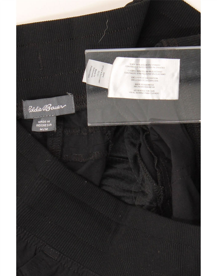 EDDIE BAUER Γυναικείο ίσιο παντελόνι Cargo Capri Medium W30 L22 Μαύρο
