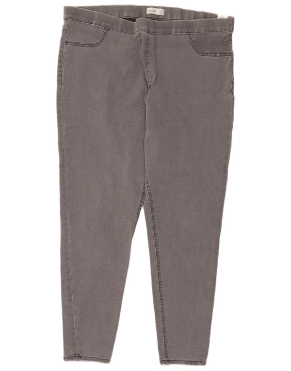 Marks & Spencer Γυναικεία Jegging Jeans UK 20 2XL W38 L26 Γκρι βαμβακερό