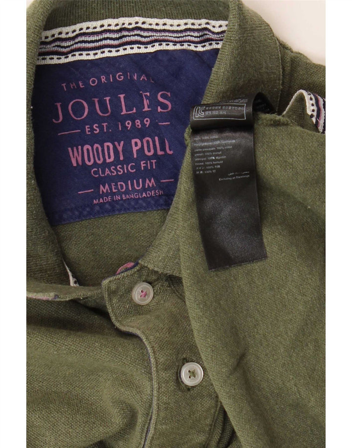 Ανδρικό πουκάμισο Joules Classic Fit Polo από μεσαίο χακί βαμβακερό