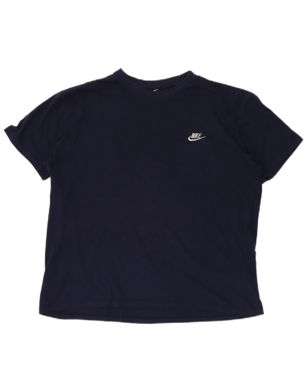 Γυναικείο αθλητικό μπλουζάκι NIKE Top UK 20 2XL Navy Blue Cotton