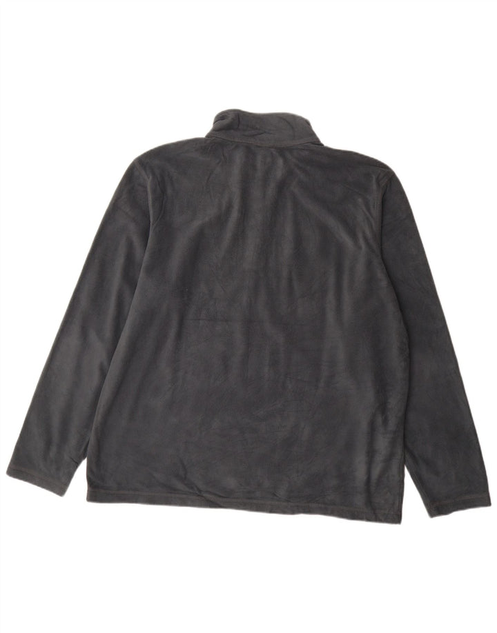 Eddie Bauer Ανδρικό φερμουάρ Fleece Jumper XL Γκρι πολυεστέρας
