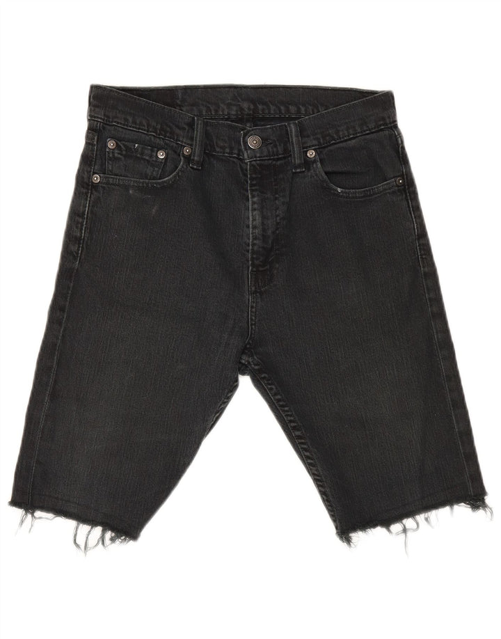 Ανδρικό τζιν σορτς Levi's W29 Μικρό μαύρο βαμβακερό