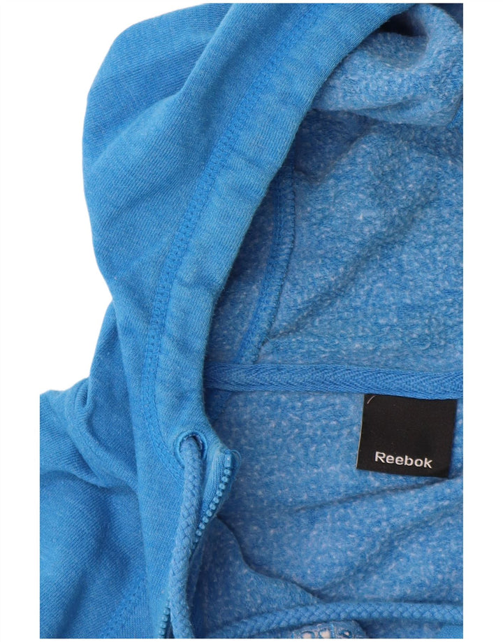 Γυναικείο πουλόβερ Reebok με φερμουάρ UK 10 Small Blue