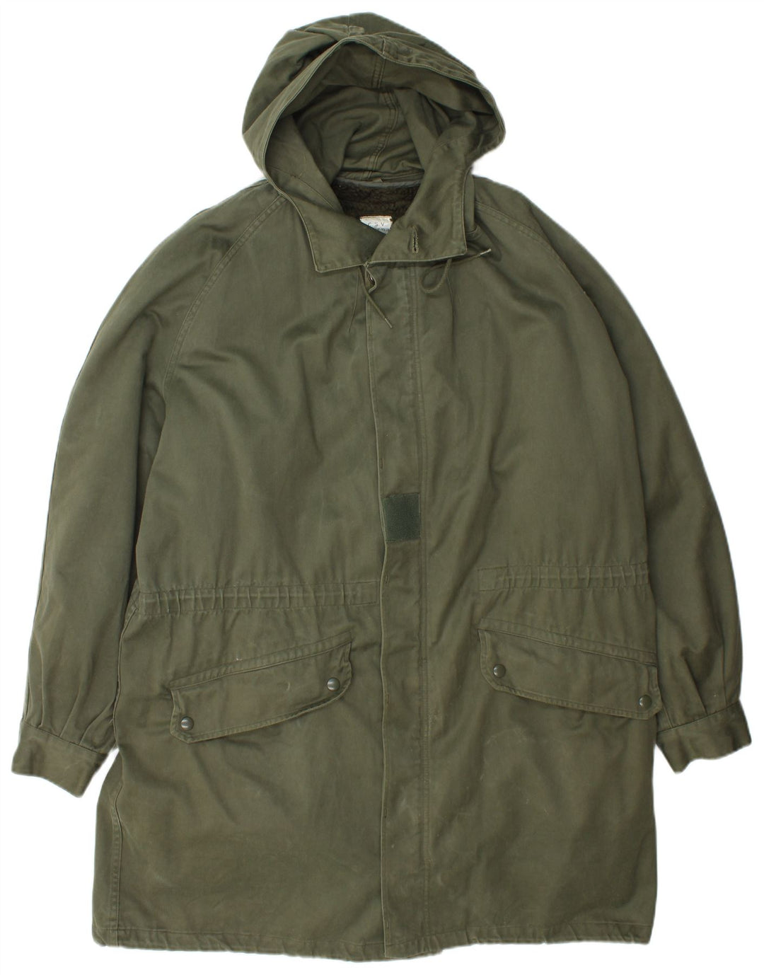 Vintage Ανδρικό μπουφάν Parka με κουκούλα UK 40 Large Green