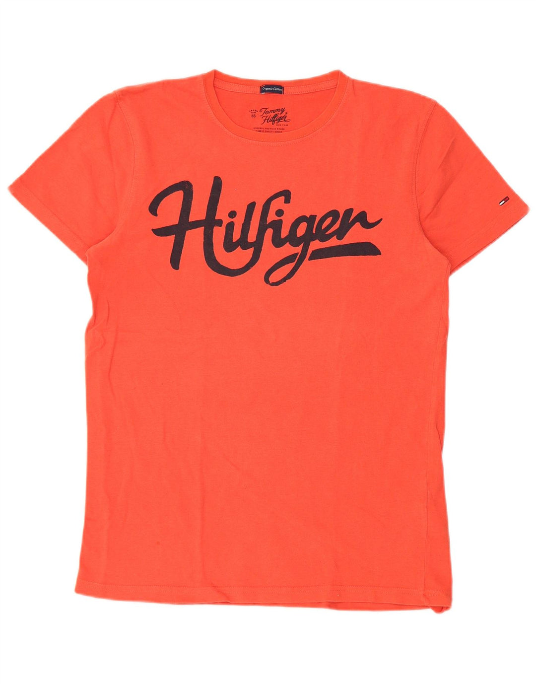 Ανδρικό γραφικό T-Shirt Tommy Hilfiger Top Medium Orange