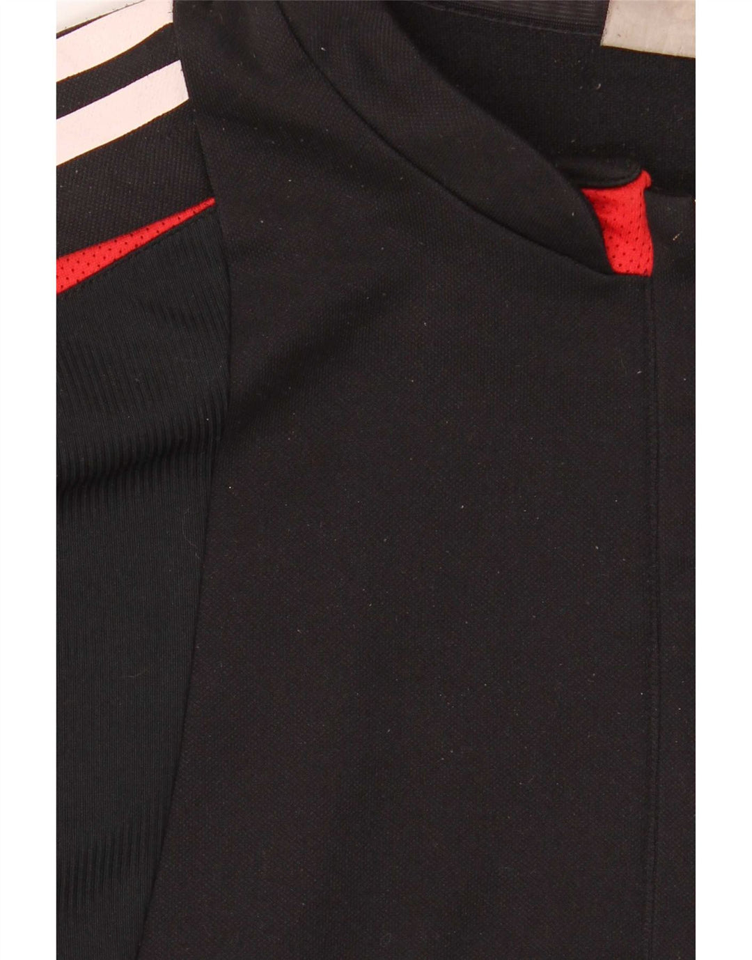 Ανδρική φόρμα πουλόβερ με φερμουάρ Adidas Top Large Black Colourblock