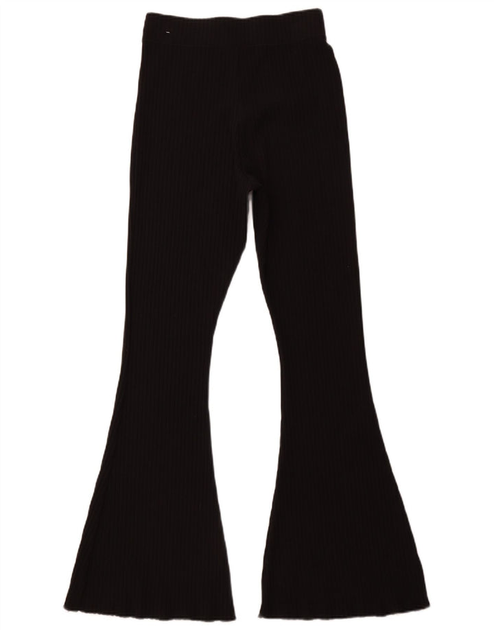 Γυναικεία φόρμα NIKE Flare Παντελόνι UK 8 Small Black Cotton