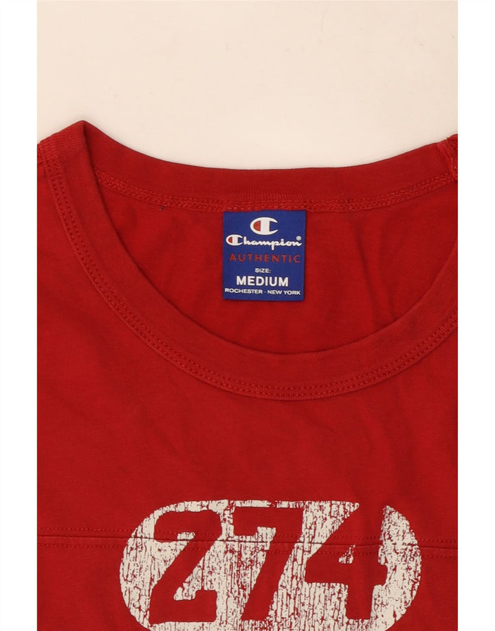 Ανδρικό T-Shirt Champion Graphic Top Medium Red