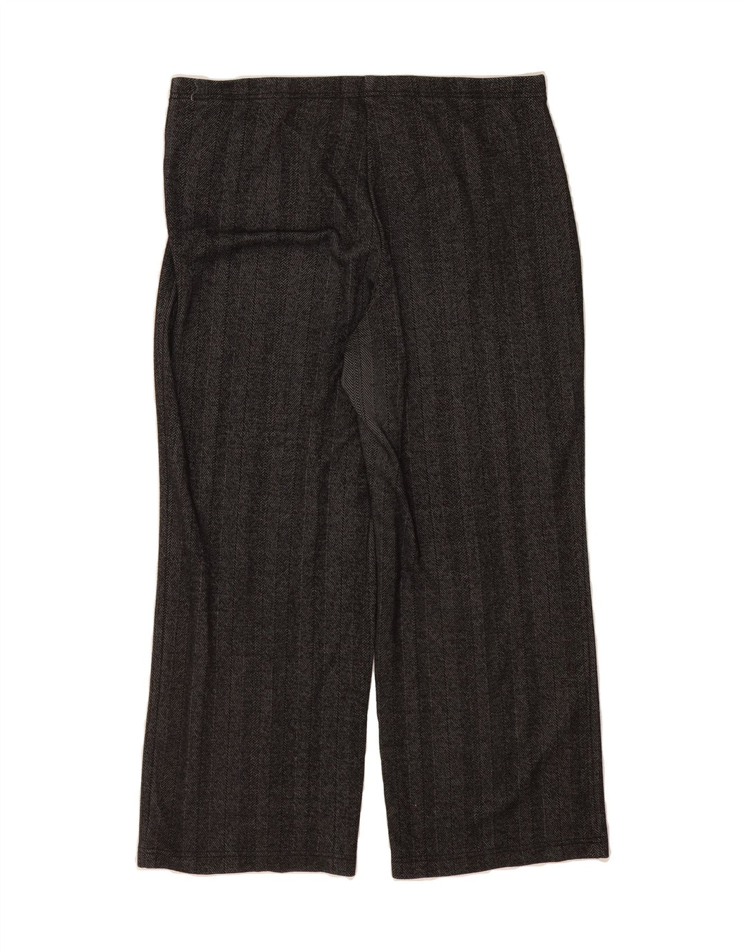 MARKS & SPENCER Womens Tracksuit Trousers UK 16 Large  Grey Herringbone Vintage Marks & Spencer and Second-Hand Marks & Spencer from Messina Hembry 