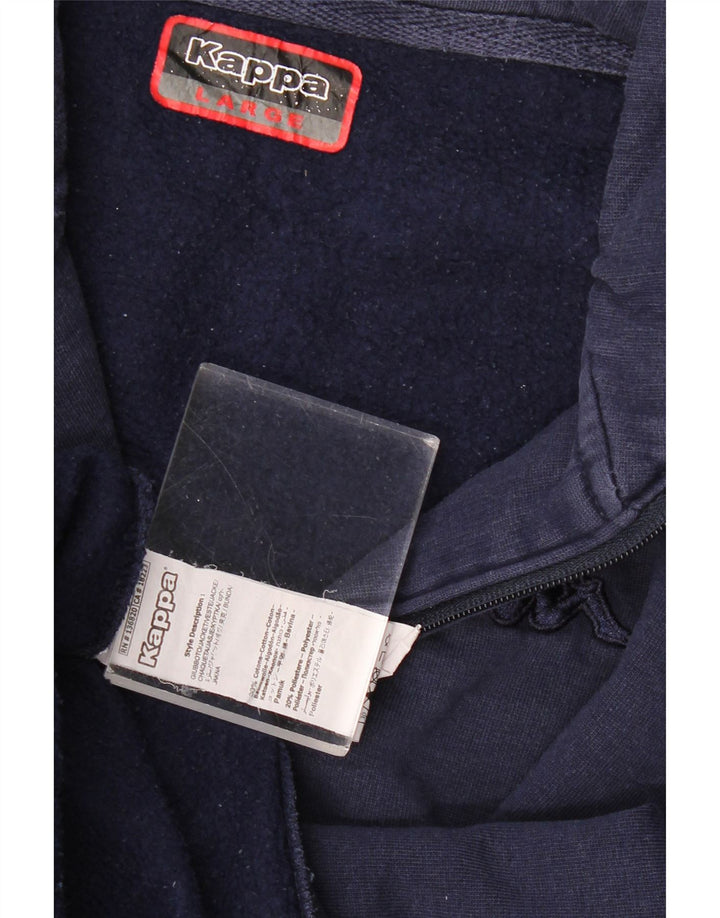 Ανδρική φόρμα KAPPA Top Jacket Large Navy Blue Cotton
