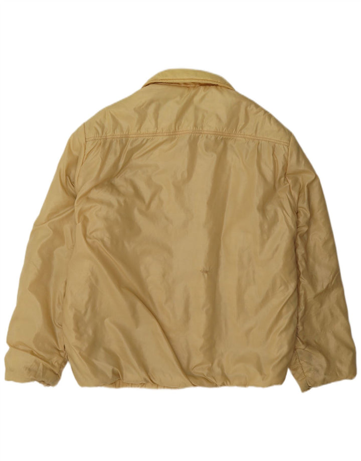 Vintage Ανδρικό Reversible Bomber Jacket UK 36 Small Beige
