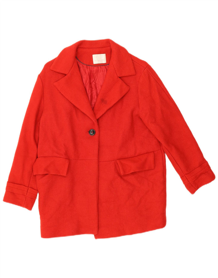Παλτό Zara Girls 13-14 Years Red Acetate