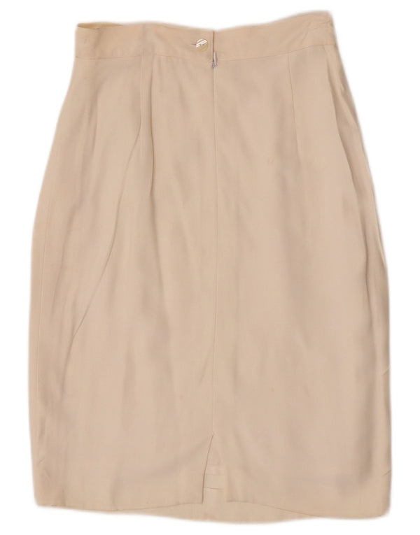 Renato Balestra Γυναικεία Ψηλόμεση Pencil Φούστα IT 42 Medium W27 Off White