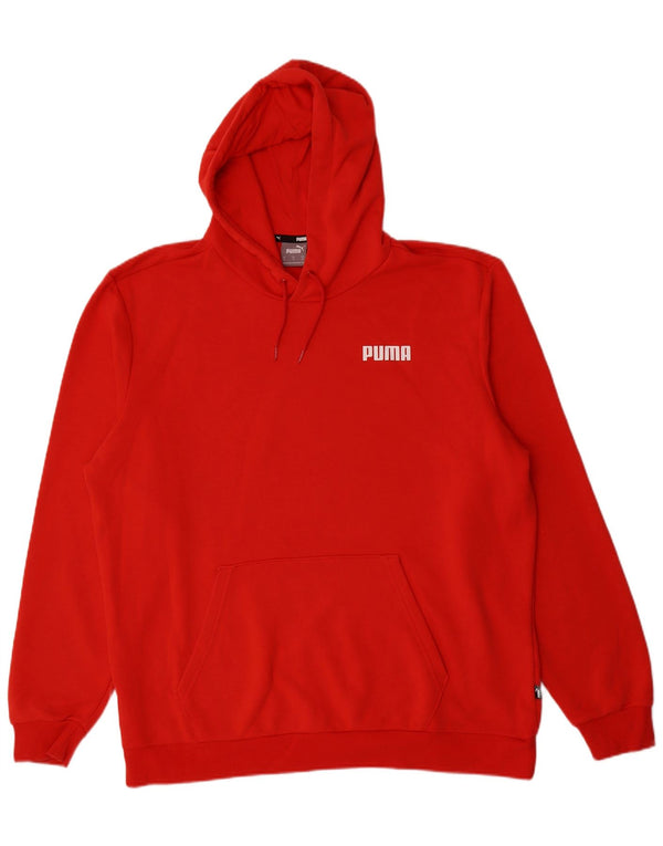 Puma Ανδρικό Hoodie Jumper XL Κόκκινο βαμβακερό