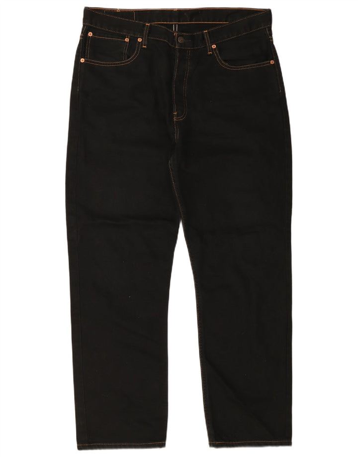 Levi's Mens 582 Straight Jeans W36 L30 Μαύρο